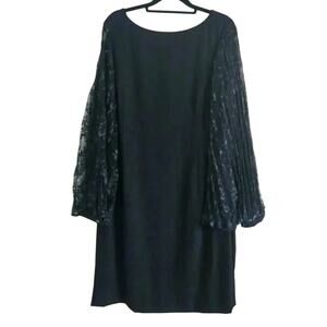 Tahari ASL Lace Sleeve Sheath Dress